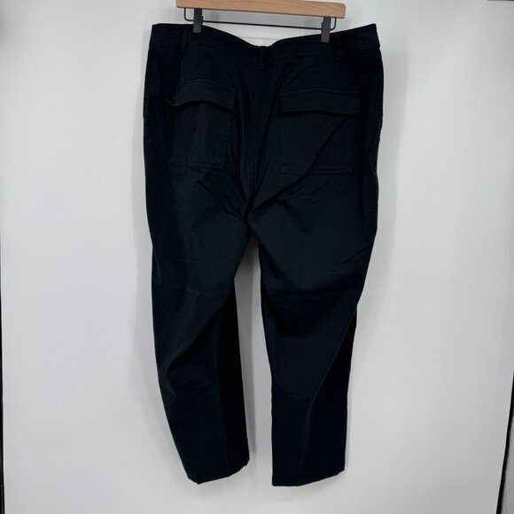 A New Day pants Elastizado stretch cargo style patch pockets back flap pocket Bl - Picture 6 of 9